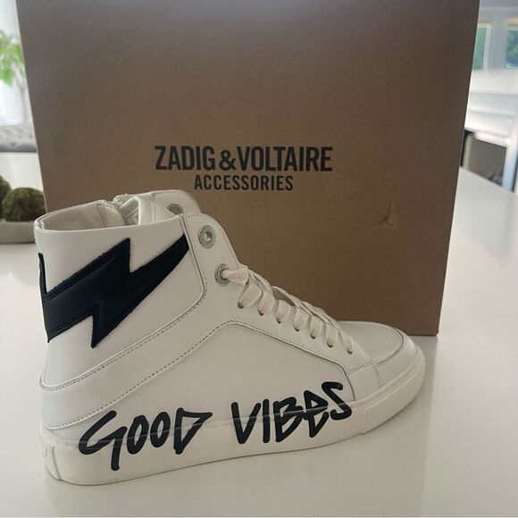 $348 ZV1747 High Flash Good Vibes Sneakers New size 37 - Picture 9 of 9
